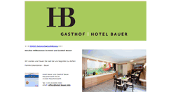 Desktop Screenshot of hotel-bauer.info